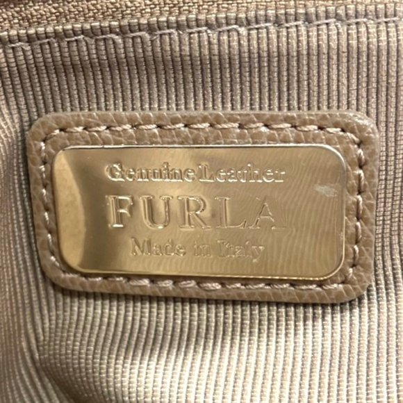 Furla FURLA brown leather bag handbag ladies - Picture 5 of 9